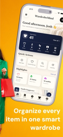WardrobeMind iPhone screenshot