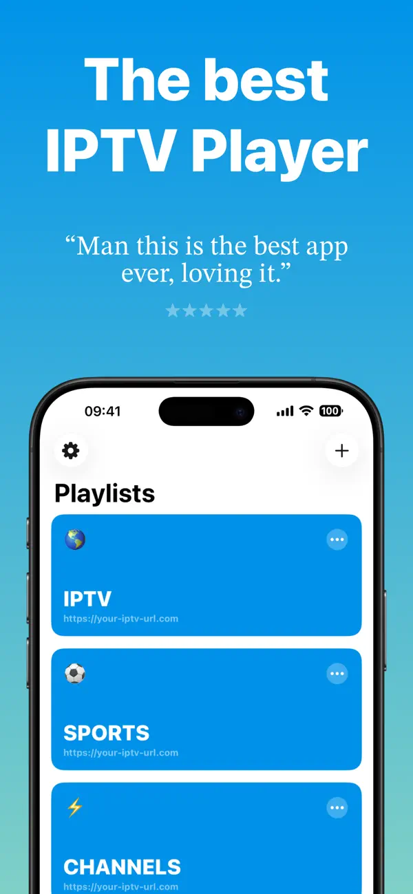 Screenshot #1 pour Channels Pro - IPTV Player
