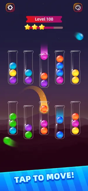 Ball Sort: Color Relaxing screenshot 1