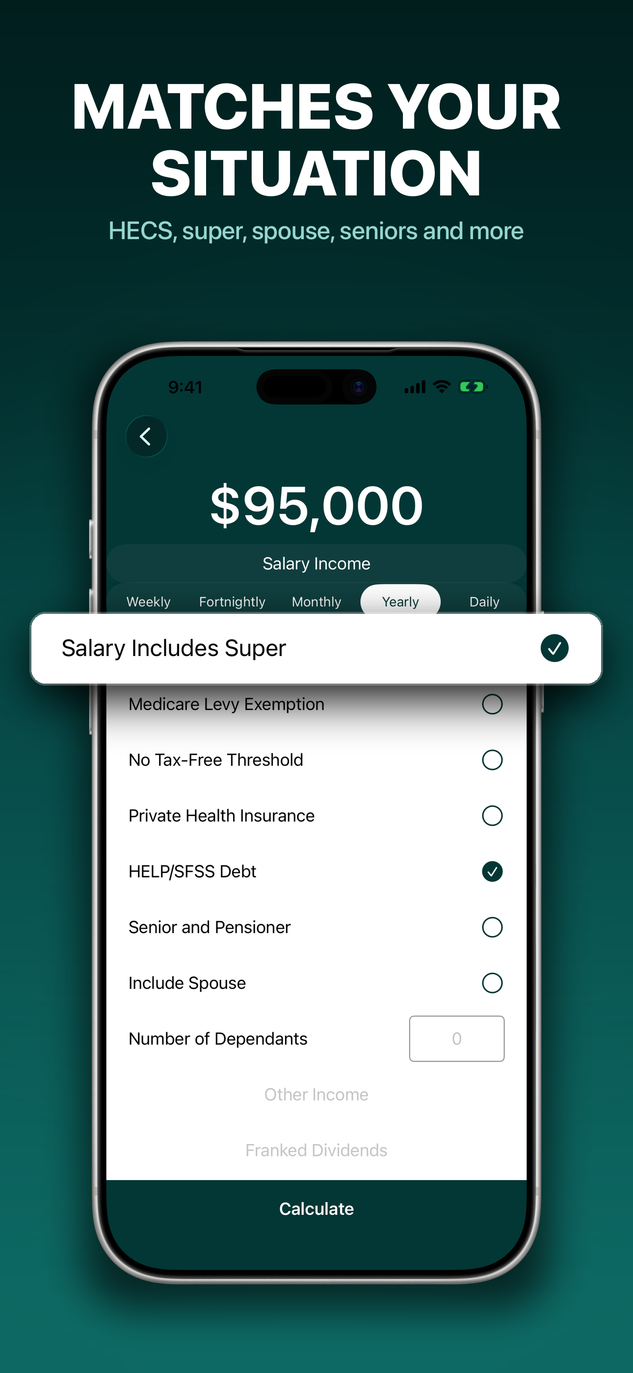 Tax Calc Aussie screenshot 5