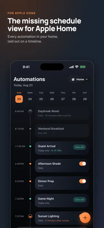 Automation Schedule screenshot 1 of 4