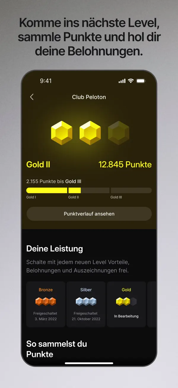 Peloton: Fitness & Workouts iPhone App Screenshot 6 – Gesundheit & Fitness