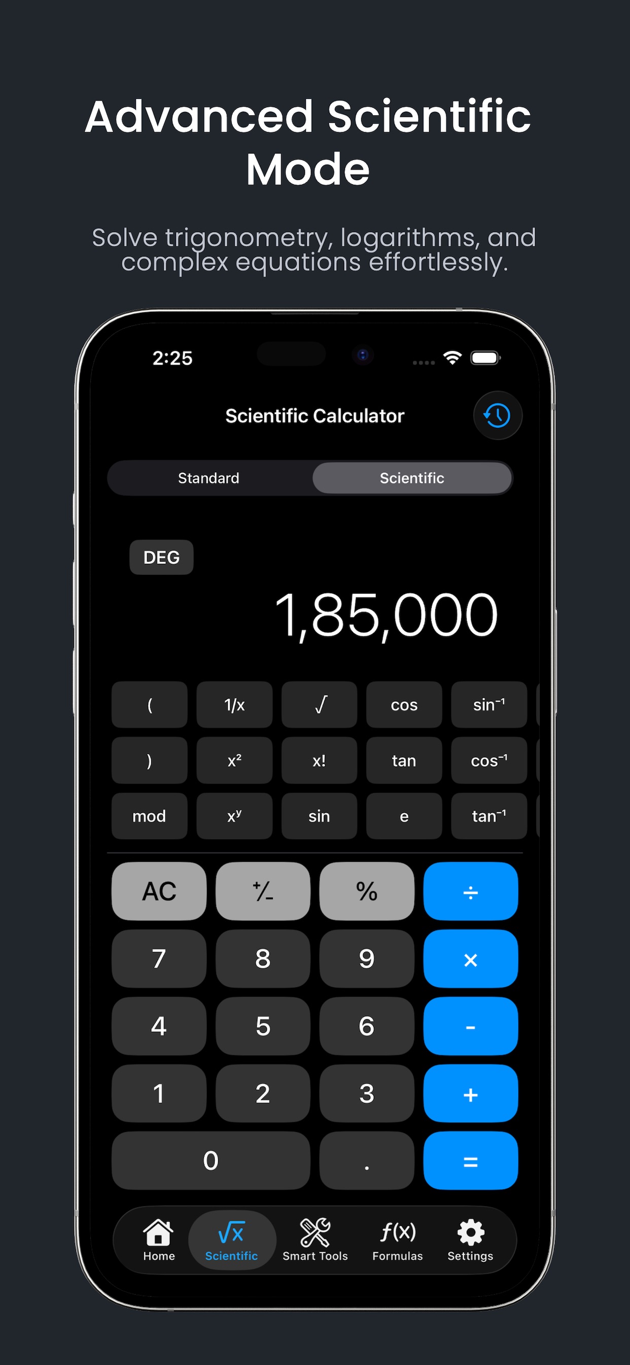 Screenshot 2 of Calculator & Unit Converters