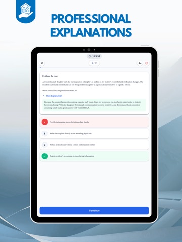 Nursing Home Administrator NHA iPad screenshot