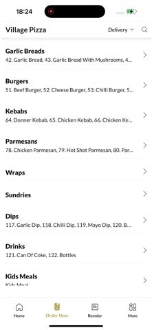 Village Pizza Brotton iPhone screenshot