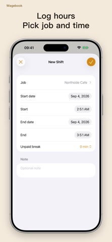 Wagebook: Hours Tracker Screenshot 2 of 6