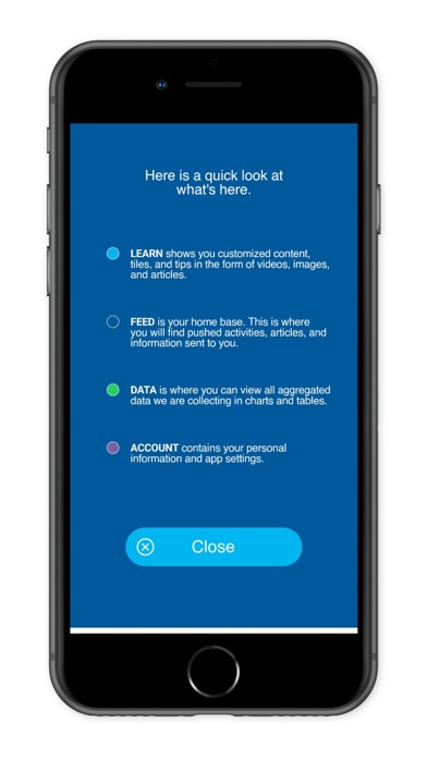 UTSW CDRC mHealth Screenshot