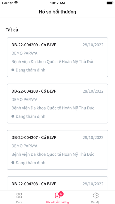BaoMinh Care Screenshot