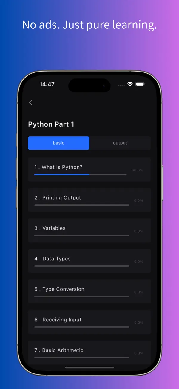 #2. learn python quiz : python (iOS) Podle: Taehyeok Lee