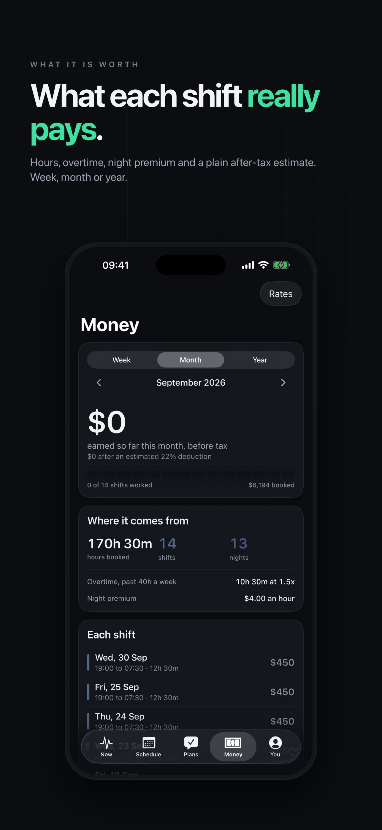 Screenshot 4 of Stint: Nurse Shift Planner