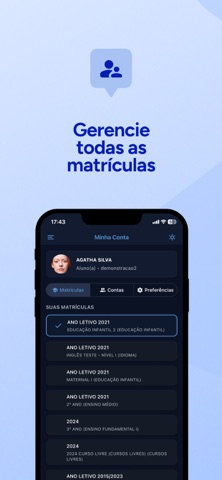 Agenda iScholar screenshot