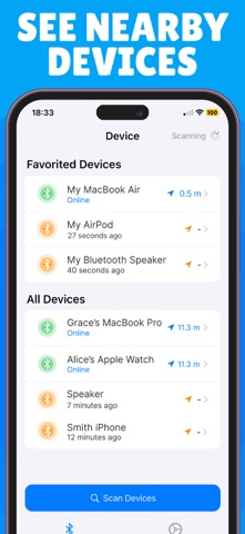 Bluetooth Device Finder: Track Screenshot 2 of 4