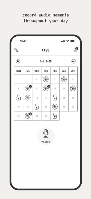 ttyl audio journal screenshot 2