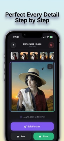 Fluxio: AI Photo Editor iPhone screenshot