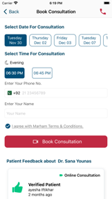 MARHAM - Find a doctor screenshot