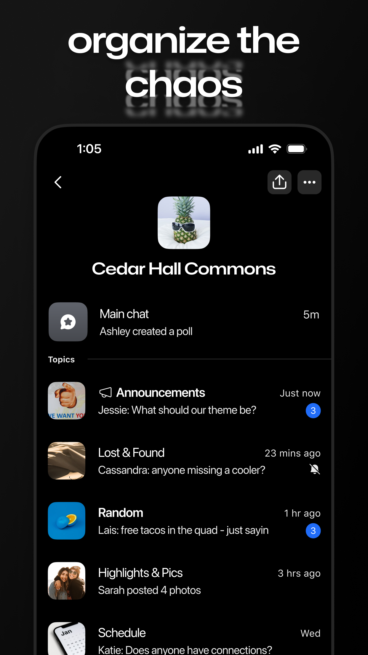 GroupMe screenshot 3