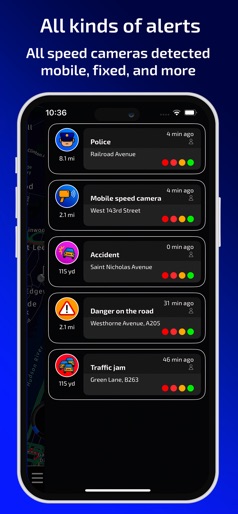 Radarbot: Radar Detector, GPS screenshot 4