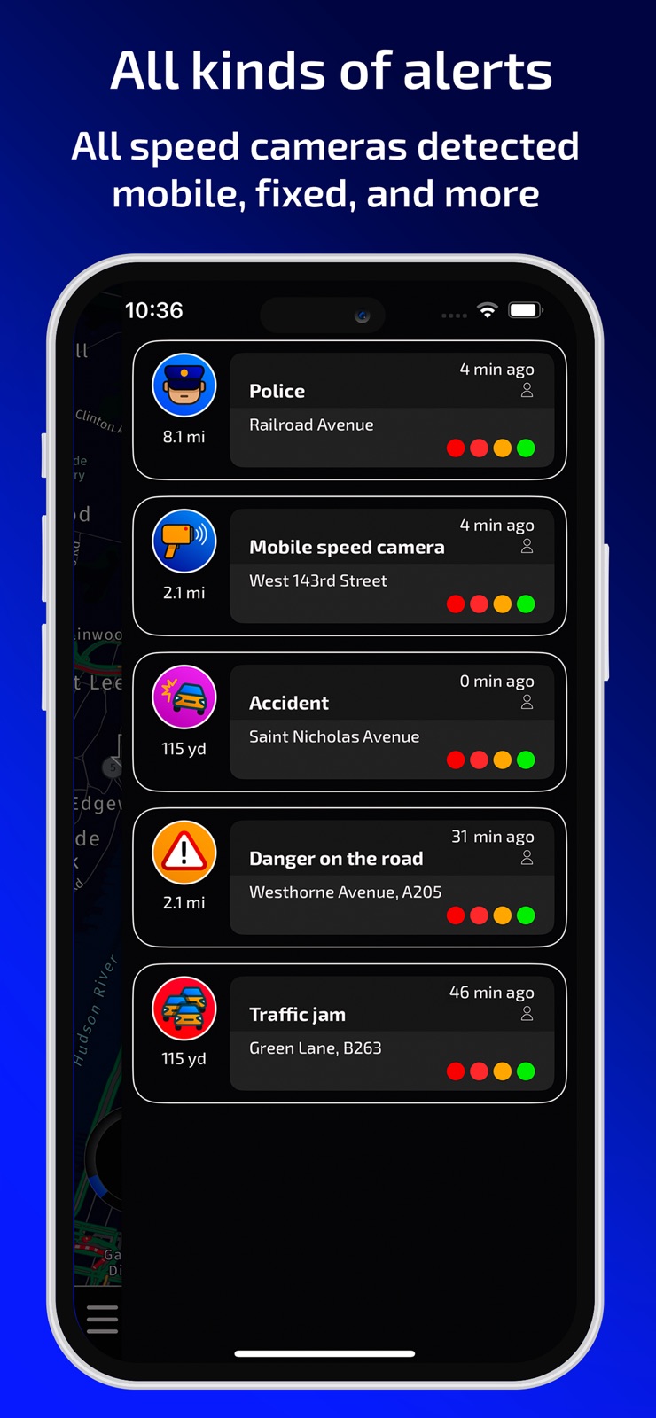 Radarbot: Speed Camera GPS App iphone screenshot 4