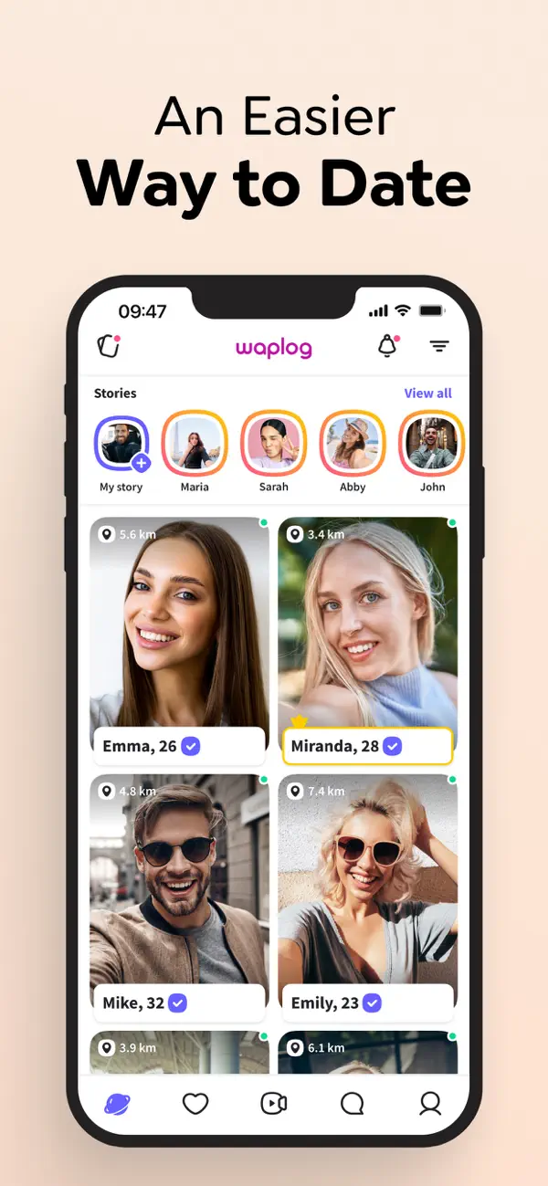 #1. Waplog - Dating & Video Call (iOS) Göre: VLMedia Inc.