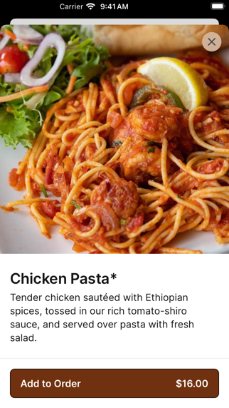 Desta Ethiopian Kitchen To Go iPhone screenshot 4 - Food & Drink app