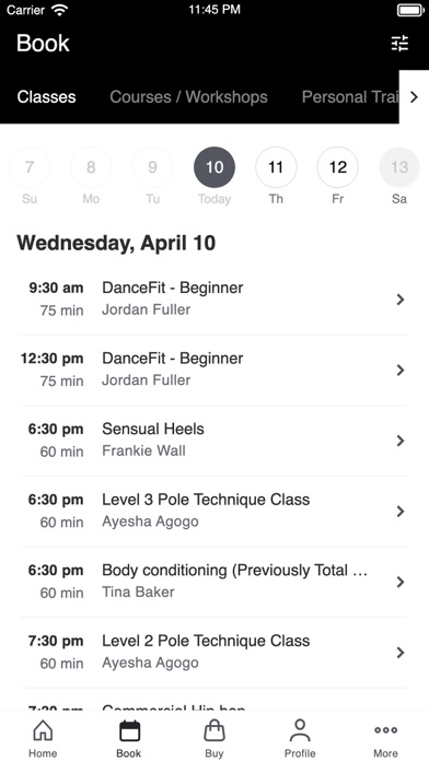 The Factory Fitness and Dance Screenshot