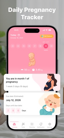 OziMom: Pregnancy Tracker Screenshot 2 of 7