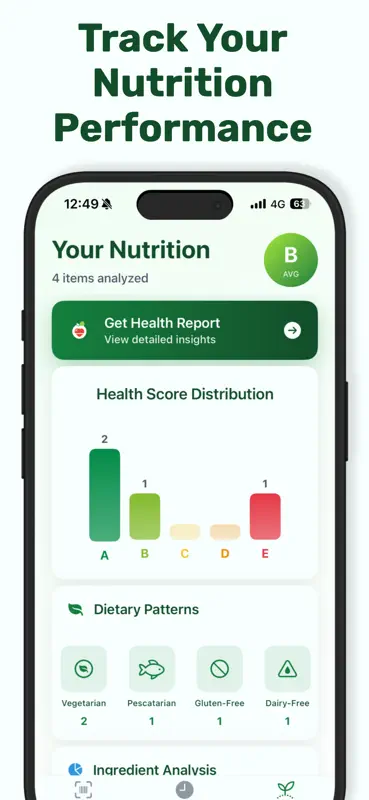 Food Scanner: AI Label Check screenshot 3 of 5