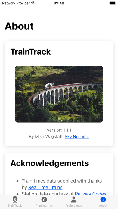 TrainTrack UK Screenshot