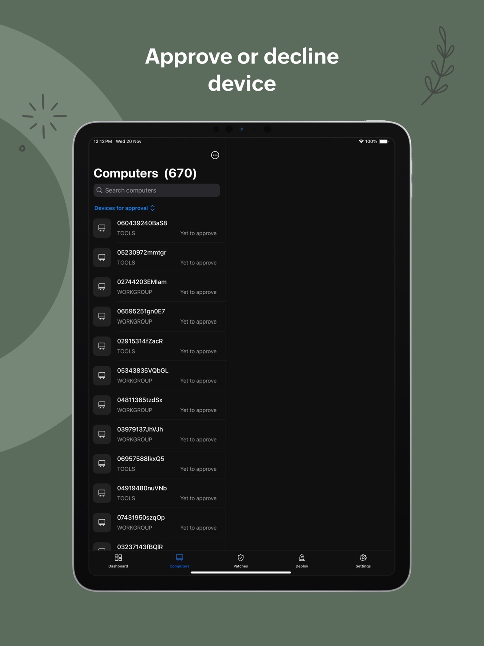 iPad screenshot