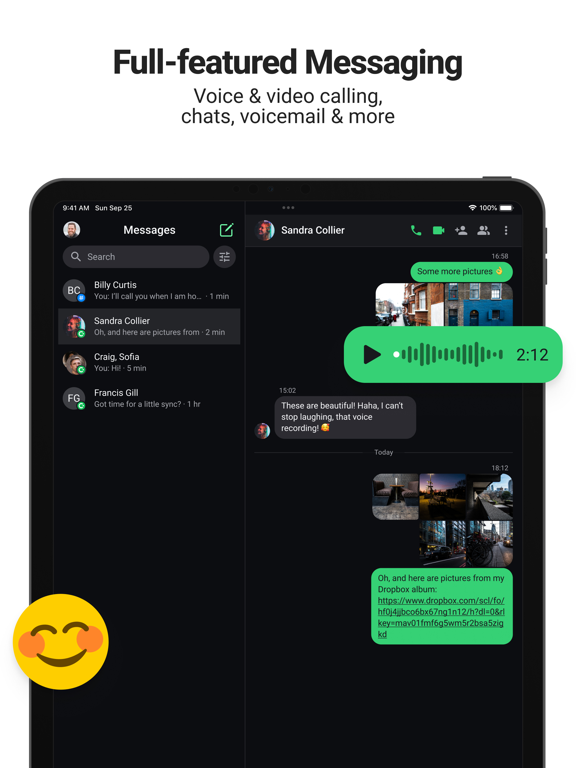 Call.com: 2nd Phone Number iPad screenshot 5 - Social Networking app