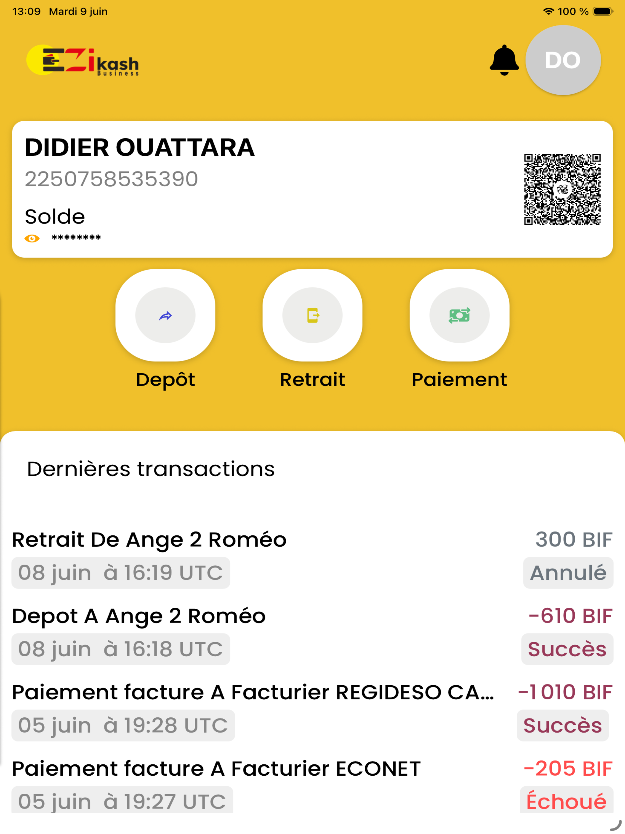 e-ZI kash Wallet Agent screenshot 7