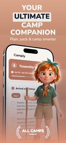 Camply: AI Camping Companion iPhone screenshot