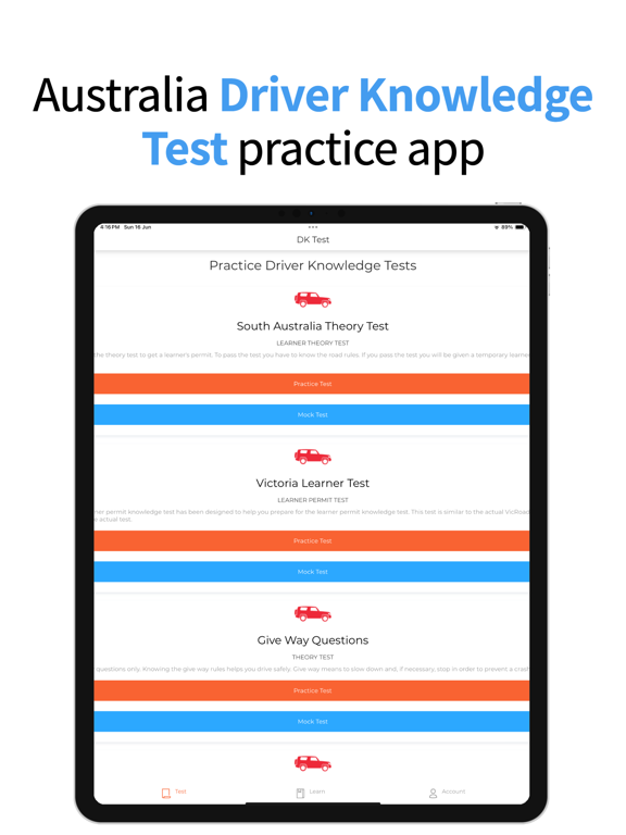 Screenshot #4 pour Driver Knowledge Tests (DKT)
