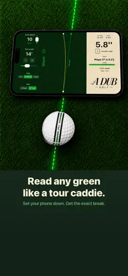 Captura de pantalla de Putt Break: Golf Green Reader en iPhone 1