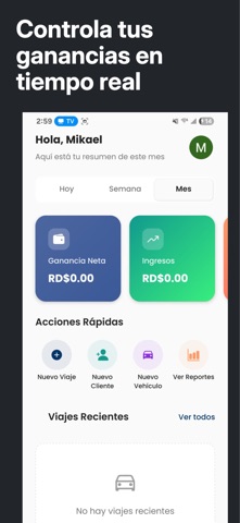 YaVoy - Gestion de Viajes iPhone screenshot