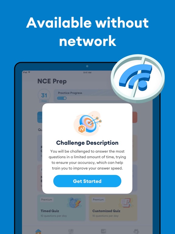 NCE Exam Prep 2026 iPad screenshot 9 - Education app