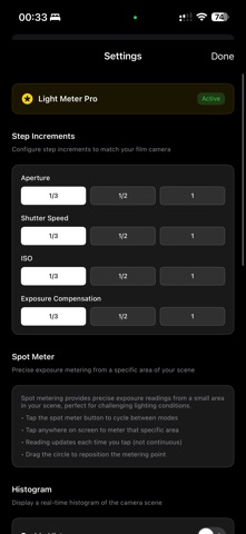LightMeter Express Screenshot 5 of 5