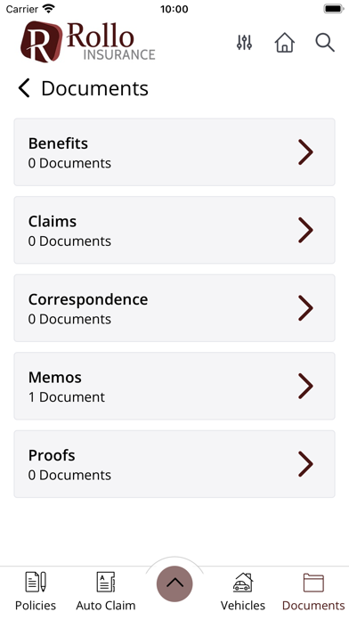 Rollo Insurance Mobile Screenshot