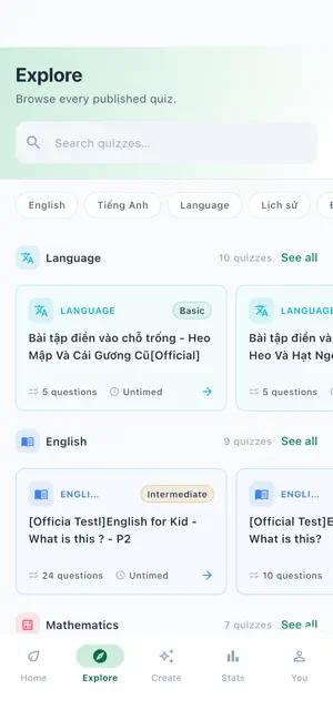 QuizBank Space screenshot 2