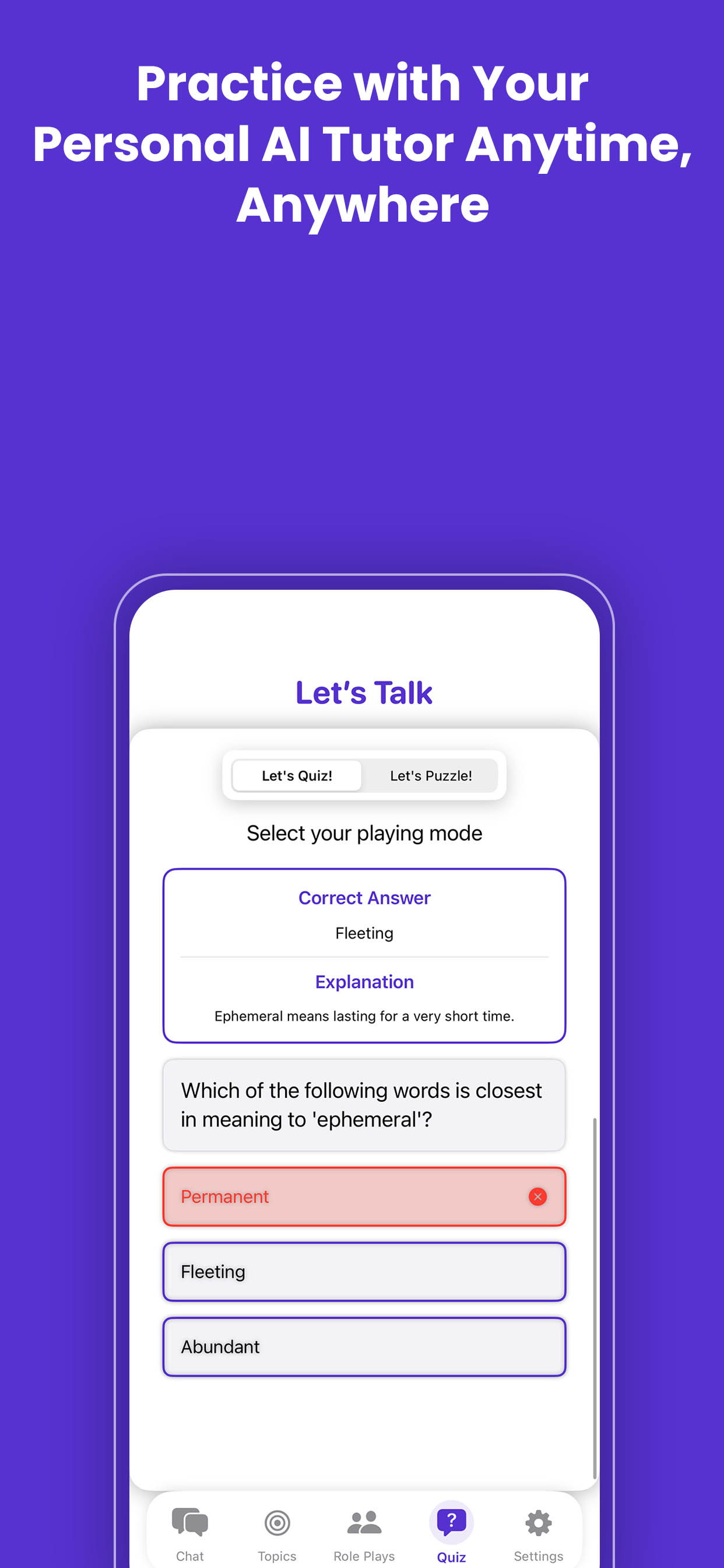 Let’s Talk – AI English Tutor screenshot 8