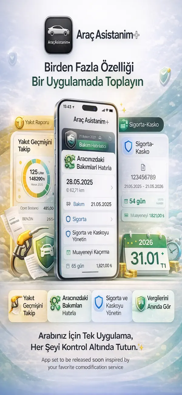 Screenshot #1 pour Araç Asistanım+