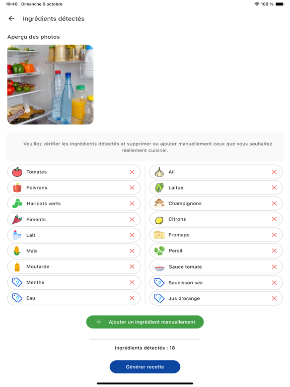 FridgeSpark app screenshot 2