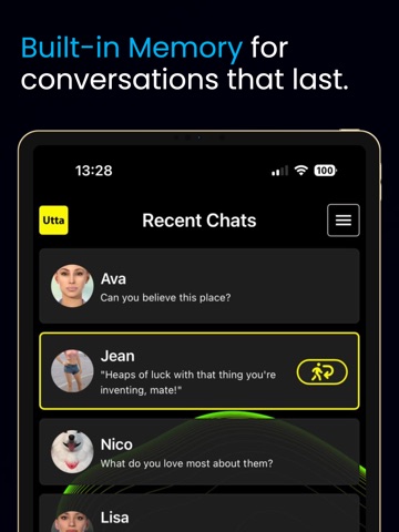 Utta: Personal Avatars iPad screenshot