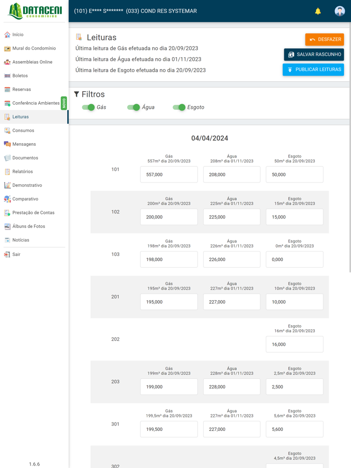 DATACENI Condomínios