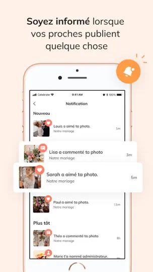Capture d'écran de Celebrate - Partage De Photos sur iPhone 6