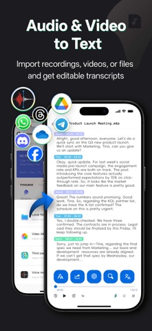 Speech to Text: AI Recorder iPhone screenshot