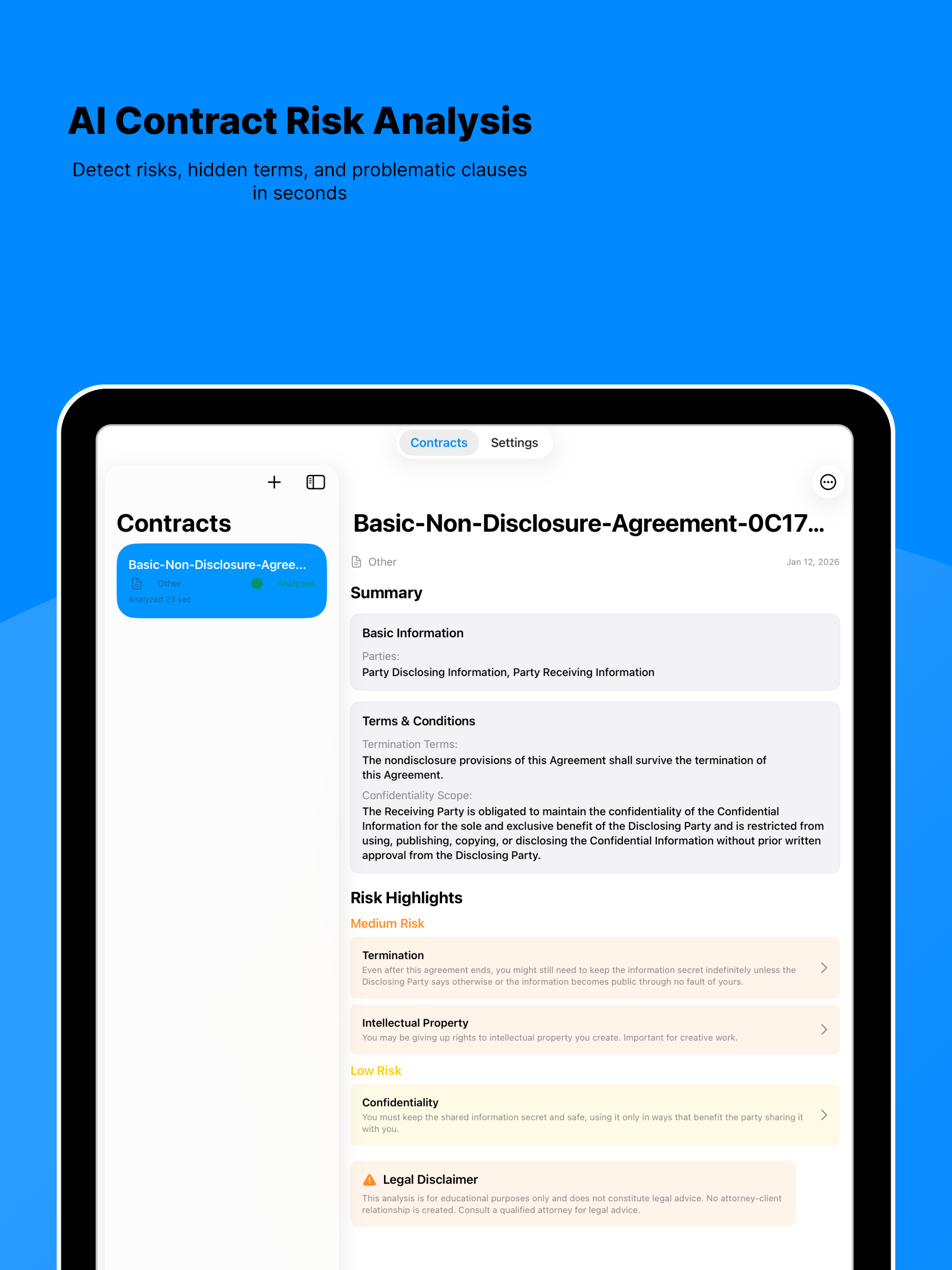 Contract Simplify - AI screenshot 8