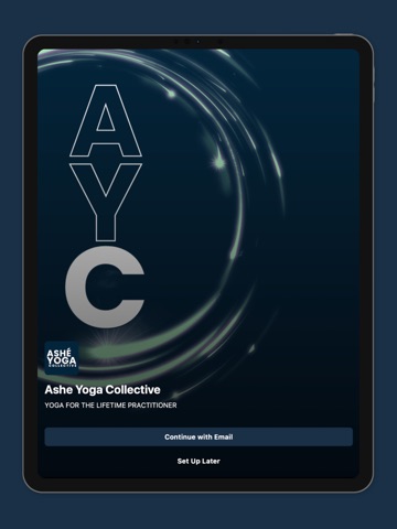 Ashe Yoga Collective iPad screenshot
