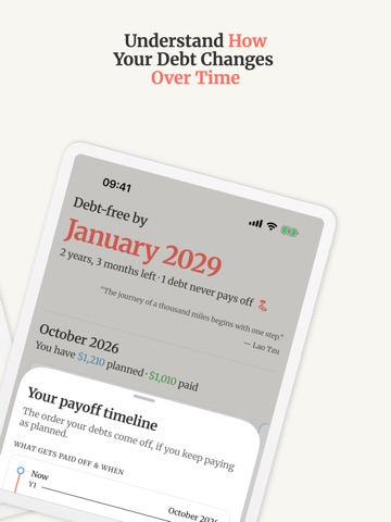 PaidOff: Debt Tracker iPad screenshot