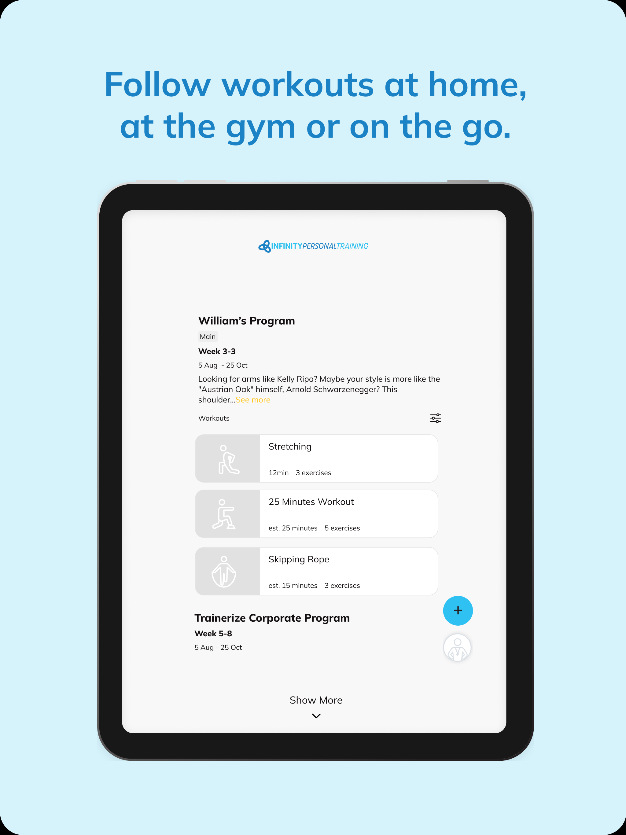 Infinity PT Coaching App screenshot 9